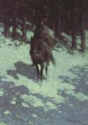 Frederic Remington Figure of the Night (mk43) oil painting picture wholesale